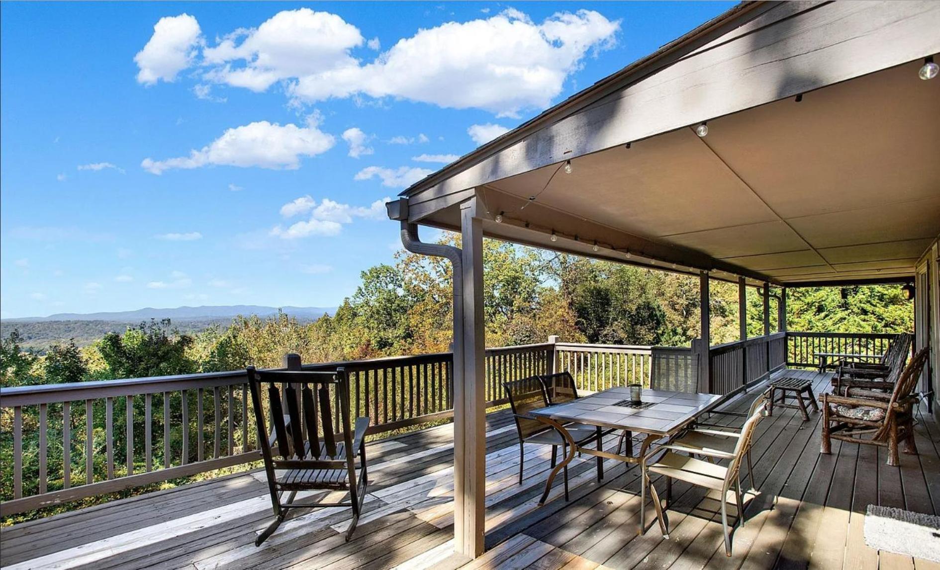 Birds Eye Cabin - Sunset & Starry Retreat Pet Friendly W Private Hottub, Fire Pit And Game Room Ellijay Kültér fotó